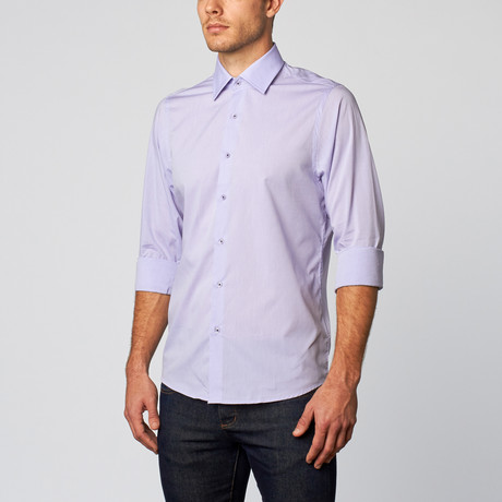 Palenzo // Button Down Shirt // Lilac (S)