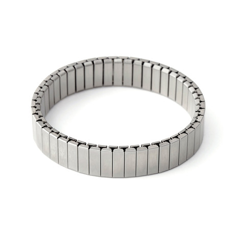 Stacking Apple Watch Bracelet // Silver Satin (Small/Medium)