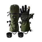 Heat 3 Smart Gloves // Green (Size 6 // Womens S)