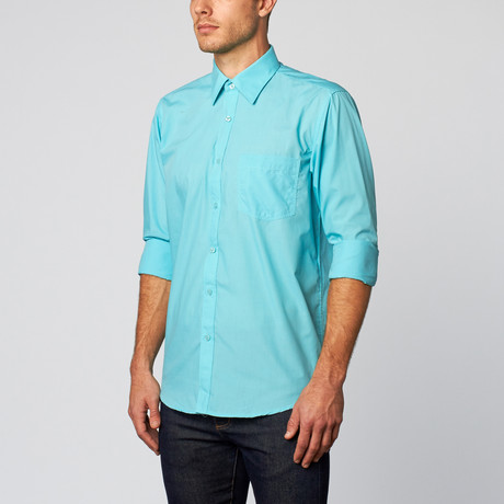 Toscani // Modern Fit Shirt // Aqua (S)