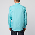 Toscani // Modern Fit Shirt // Aqua (XL)