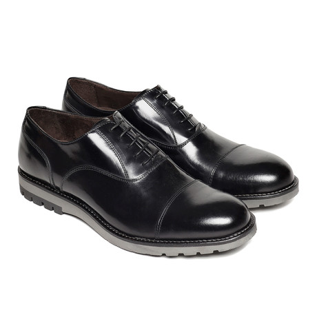 French Dress Shoe // Black + Grey (Euro: 40)