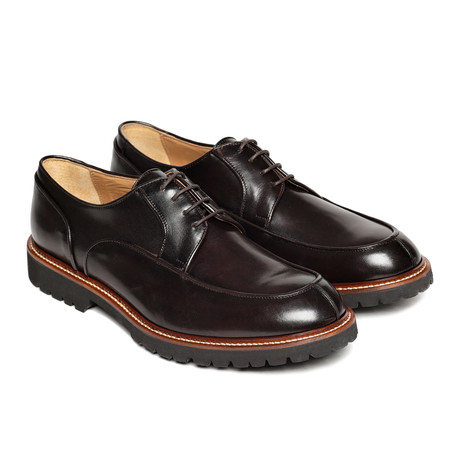 Thick Sole Dress Shoe // Dark Brown (Euro: 40)