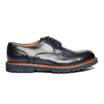 Thick Sole Dress Shoe // Navy + Brown (Euro: 45)