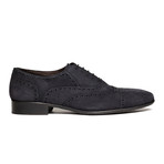 Suede Wing Cap Oxford // Navy (Euro: 44)