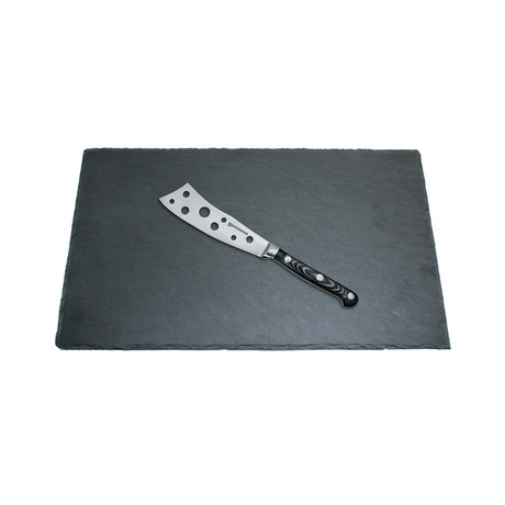 Slate Board + Cheese Knife Set