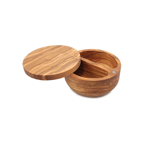 Palermo Olive Wood Salt Keeper