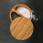 Palermo Olive Wood Salt Keeper