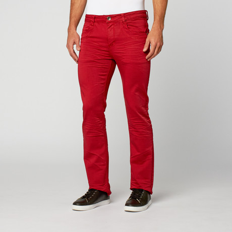 Straight Leg Jean // Red (30WX30L)