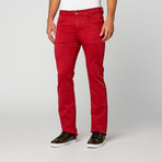 Straight Leg Jean // Red (33WX30L)