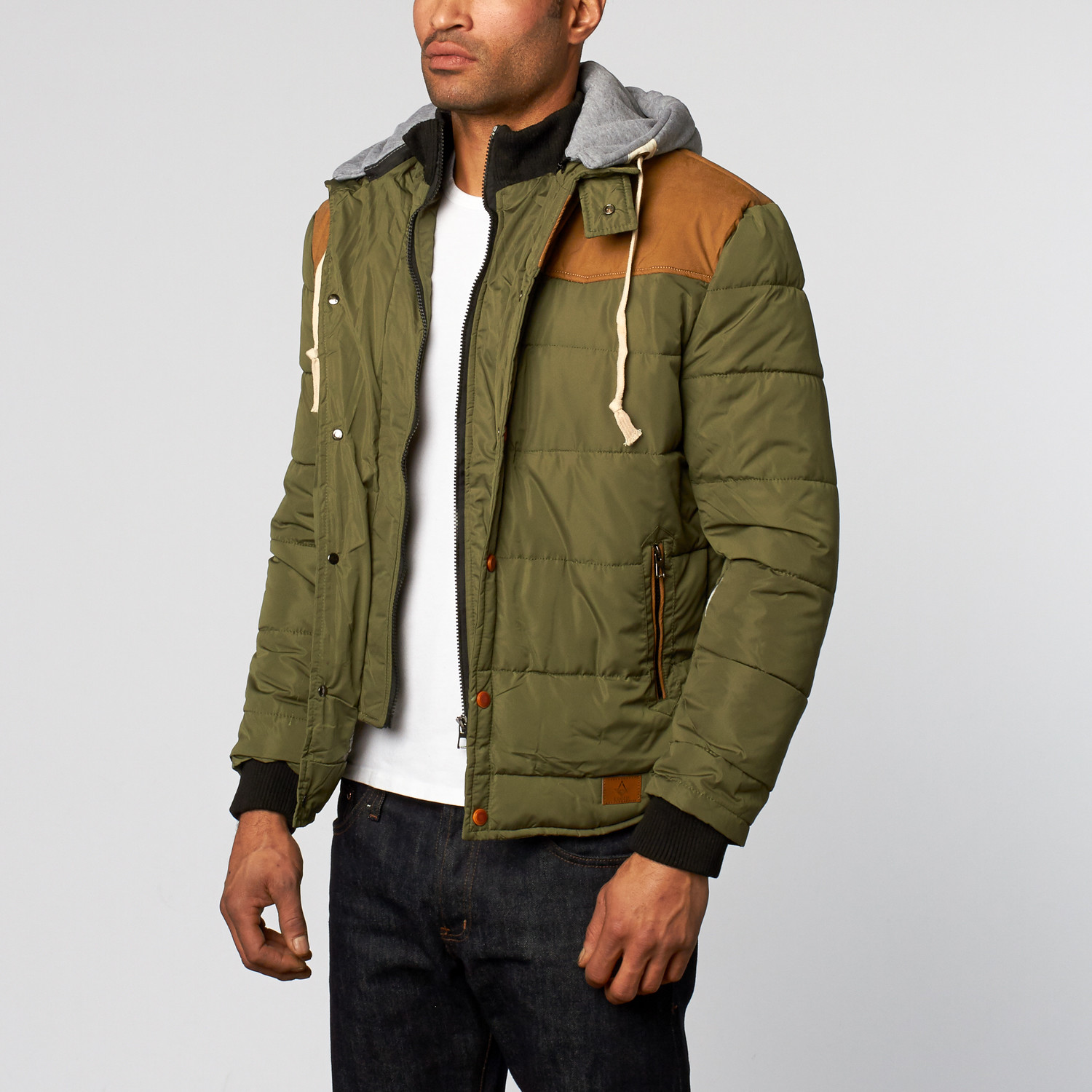 Puff Jacket // Dark Green (S) - Platini Sport - Touch of Modern