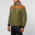 Puff Jacket // Dark Green (S)