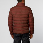 Padded Vintage Wash Jacket // Red (S)