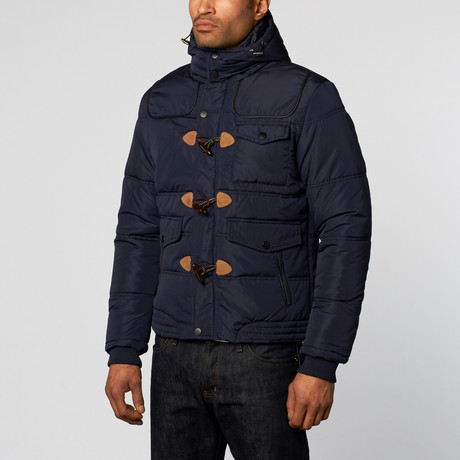 Padded Detail Jacket // Navy (S)