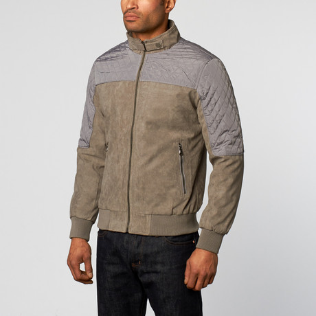 Soft Quilted Jacket // Light Grey (S)