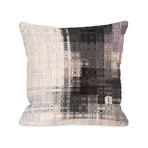 Tiled Monochrome Pillow // Multi Tan (Fleece)