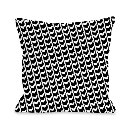 Chroma Pillow // Black + White (Fleece)