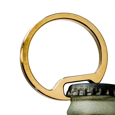 Keychain Bottle Opener // Bronze (Aluminum)