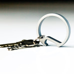 Keychain Bottle Opener // Stainless Steel (Sanded Finish)