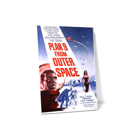 Plan 9 From Outer Space (16"W x 20"H x 0.75"D)
