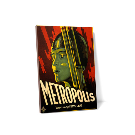 Metropolis // Red (16"W x 20"H x 0.75"D)