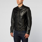 Greg Motorcycle Jacket // Black (M)