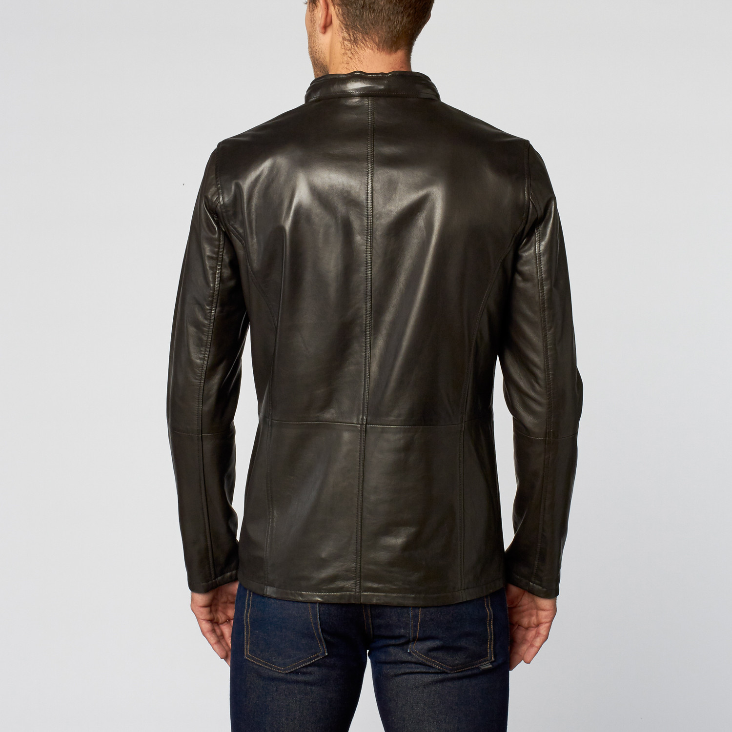Hudson Reversible Lamb Leather Jacket // Black (S) - LaMarque - Touch ...