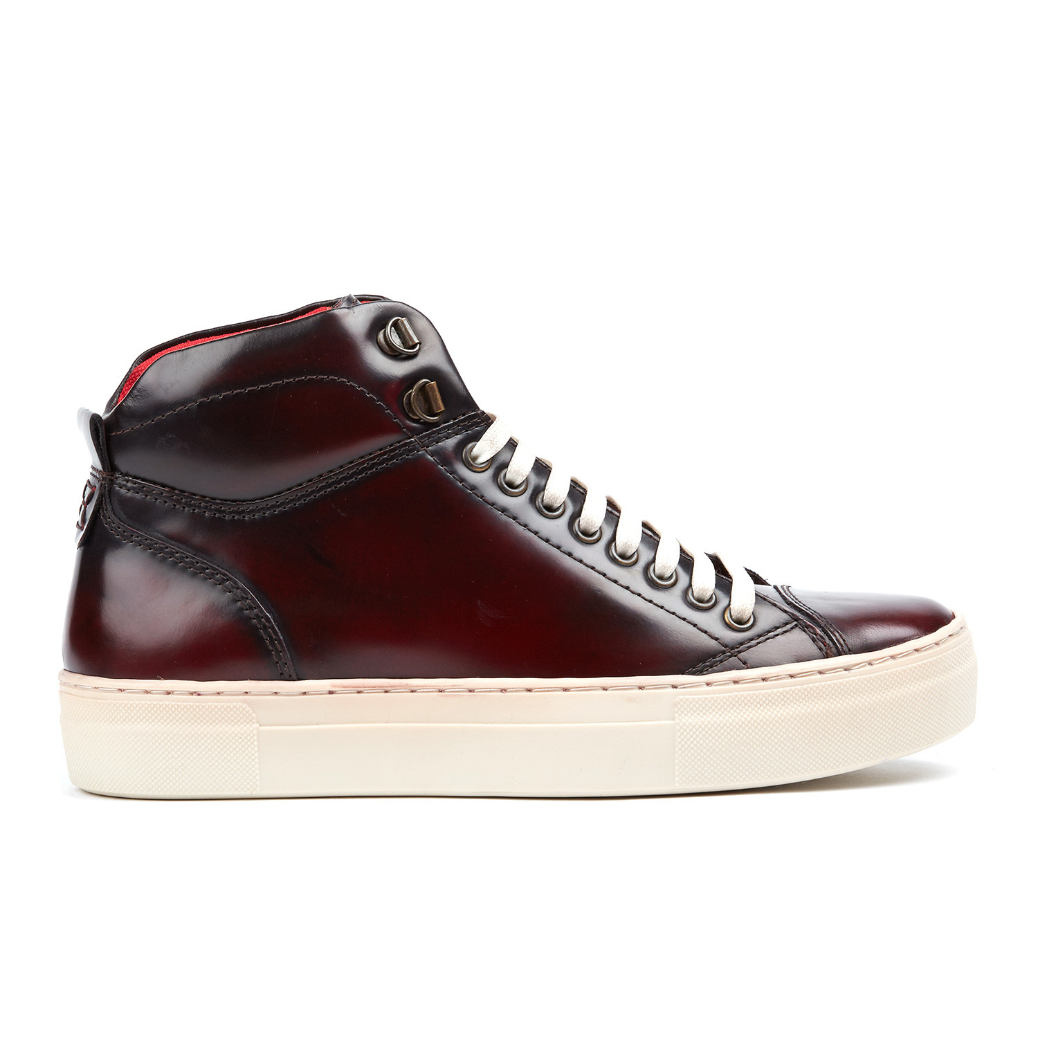 Base London // Tablet High-Top Sneaker // Bordeaux (Euro: 42) - Casual ...