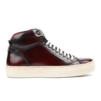 Base London // Tablet High-Top Sneaker // Bordeaux (Euro: 44)