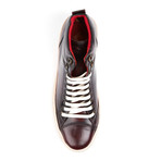 Base London // Tablet High-Top Sneaker // Bordeaux (Euro: 44)