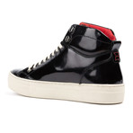 Base London // Tablet High Top Sneaker // Black (Euro: 45)