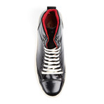 Base London // Tablet High Top Sneaker // Black (Euro: 45)