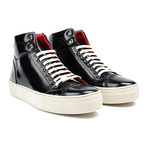 Base London // Tablet High Top Sneaker // Black (Euro: 45)