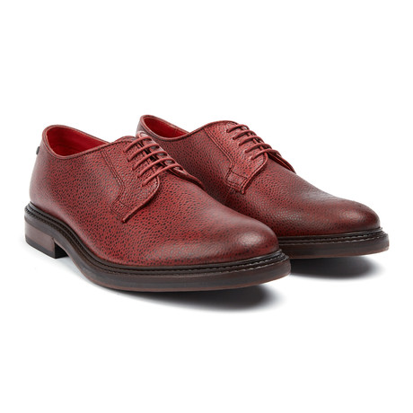 Maudslay Plain Toe Derby // Red (Euro: 40)