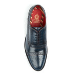 Waltham Cap Toe Oxford // Blue (Euro: 40)