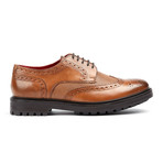 Peel Wingtip Derby // Tan (Euro: 40)