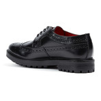 Base London // Davy Wingtip Derby // Black (Euro: 42)