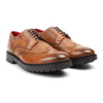 Peel Wingtip Derby // Tan (Euro: 40)