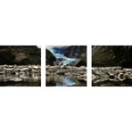 Franz Josef Glacier (Canvas // Triptych // 18"L x 18"W Panels)