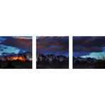 The Remarkables Gleam The Sun (Canvas // Triptych // 18"L x 18"W Panels)