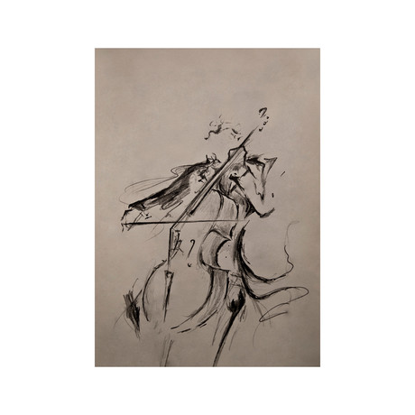 The Cellist // Sketch