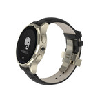 Luna Classic Digital Smart Watch // Champagne Gold + Black Croco Strap (Small Fit)