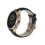 Luna Classic Digital Smart Watch // Rose Gold + Black Croco Strap (Small Fit)