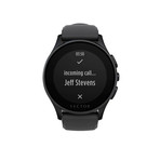 Luna Performance Digital Smart Watch // Flat Black + Black Silicone Strap