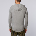 Icarus Half Zip Hoodie // Grey (S)