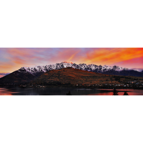 The Remarkables Ignite the Sky (Canvas // Triptych // 18"L x 18"W Panels)