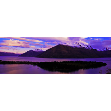 Lake Wakatipu (Canvas // Triptych // 18"L x 18"W Panels)