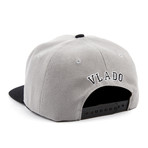 Leo Snapback Hat // Grey + Black