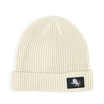 Leo Patch Beanie // Beige