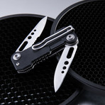 Two Face Twin Blade // Steel + Black Handle